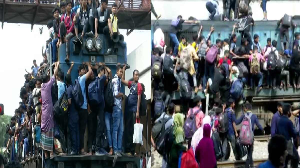 শিডিউল বিপর্যয়ে যাত্রীদের ভোগান্তি, টিকিট কেটেও ঢোকা যাচ্ছে না ট্রেনে