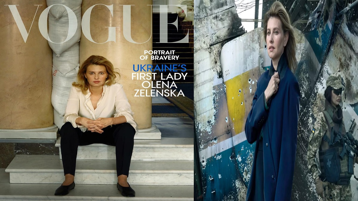 ভোগের প্রচ্ছদে ইউক্রেনের ফার্স্ট লেডি ওলেনা