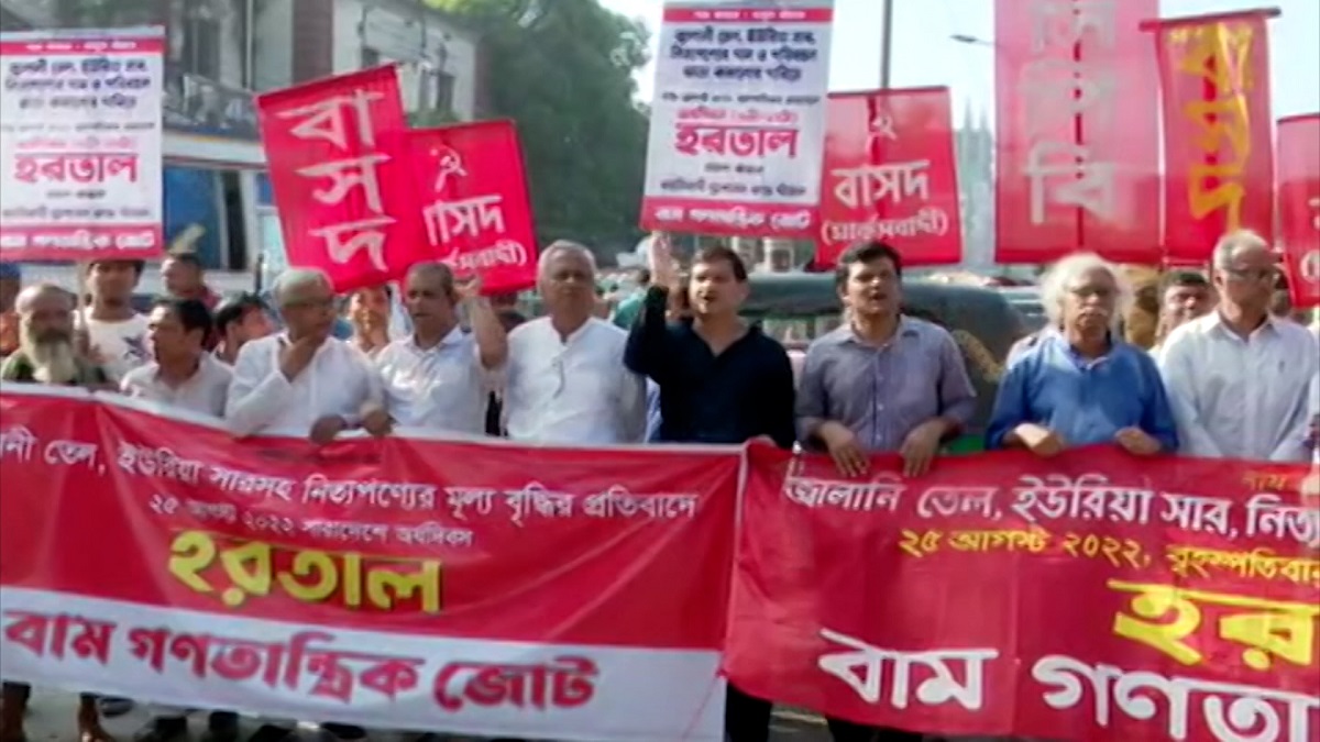 শান্তিপূর্ণভাবেই সম্পন্ন বাম জোটের আধাবেলা হরতাল