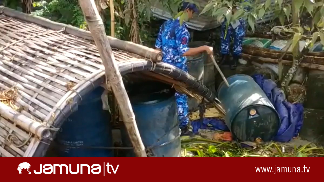 চাঁদপুরে ৩৮০০ লিটার চোরাই ডিজেল জব্দ