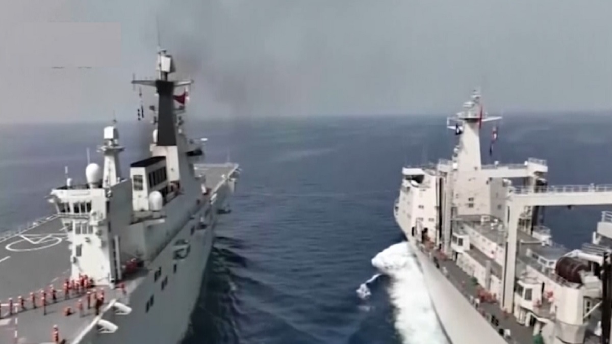 বড় ধরনের সামরিক মহড়া চালালো চীন