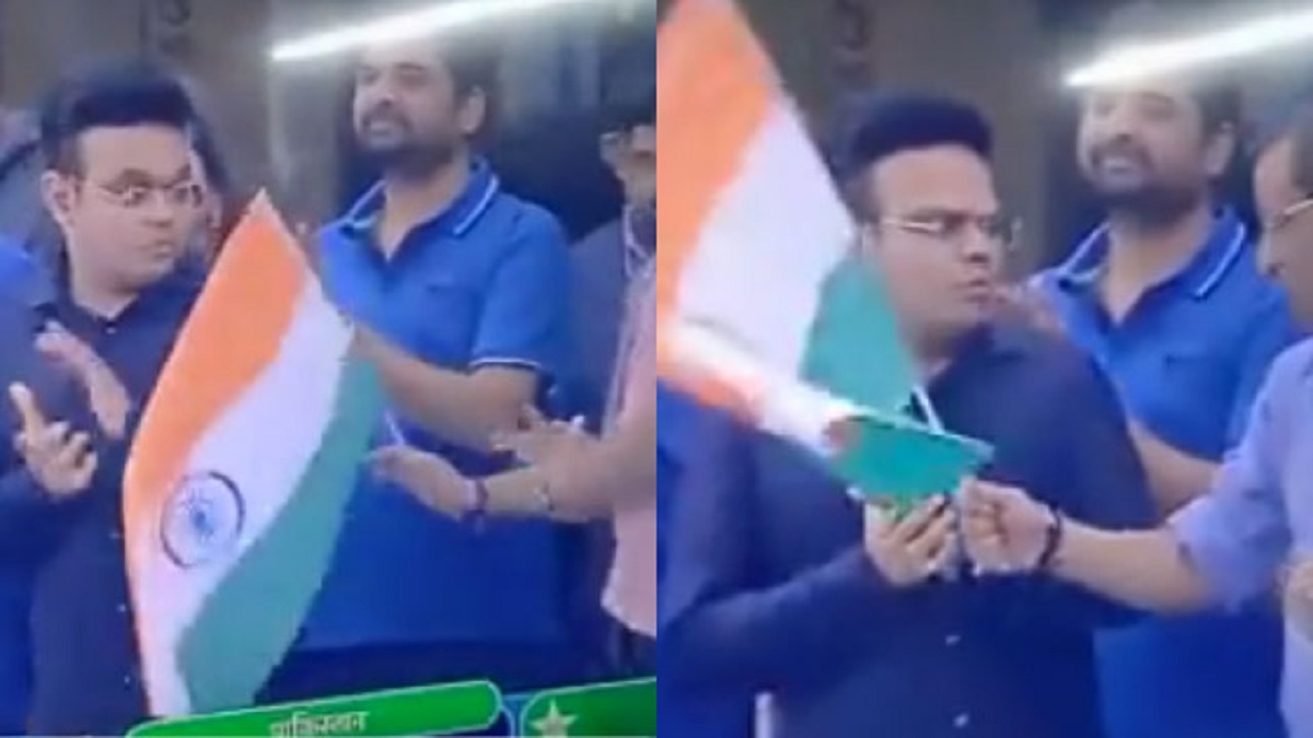 জাতীয় পতাকা নিয়ে উদযাপনে আপত্তি করায় সমালোচনার শিকার জয় শাহ (ভিডিও)