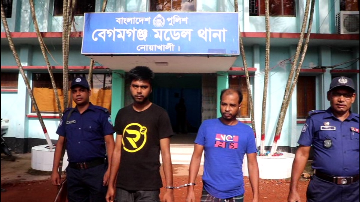 নোয়াখালীতে আগ্নেয়াস্ত্রসহ ২ ডাকাত গ্রেফতার