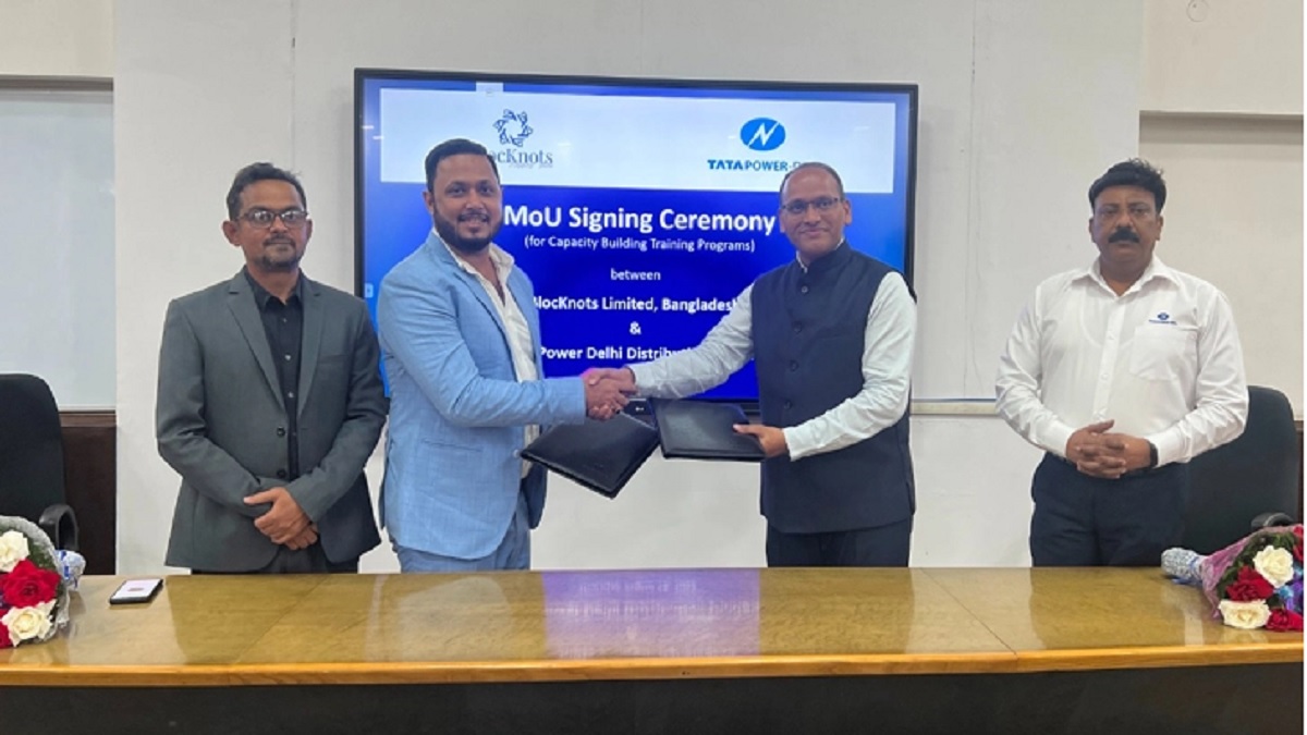 টাটা পাওয়ার ডিডিএল ও ব্লকনটসের মধ্যে সমঝোতা চুক্তি স্বাক্ষর