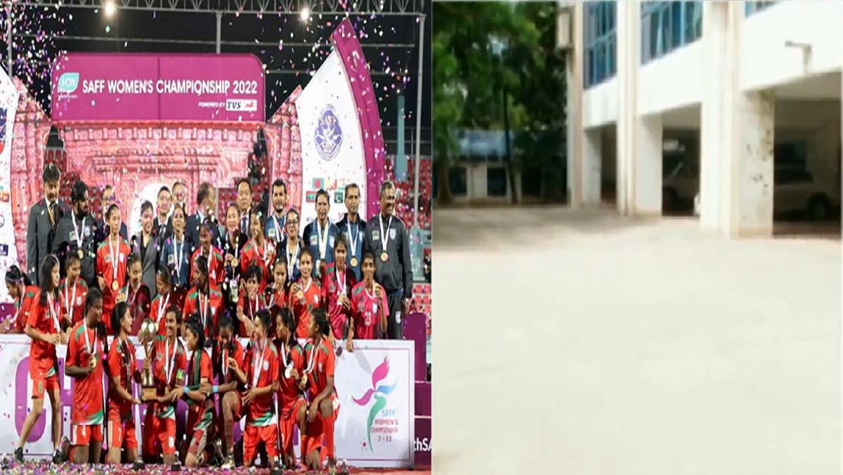 একটি ব্যানার ছাড়া বাফুফে ভবনে নেই কোনো দৃশ্যমান আয়োজন!