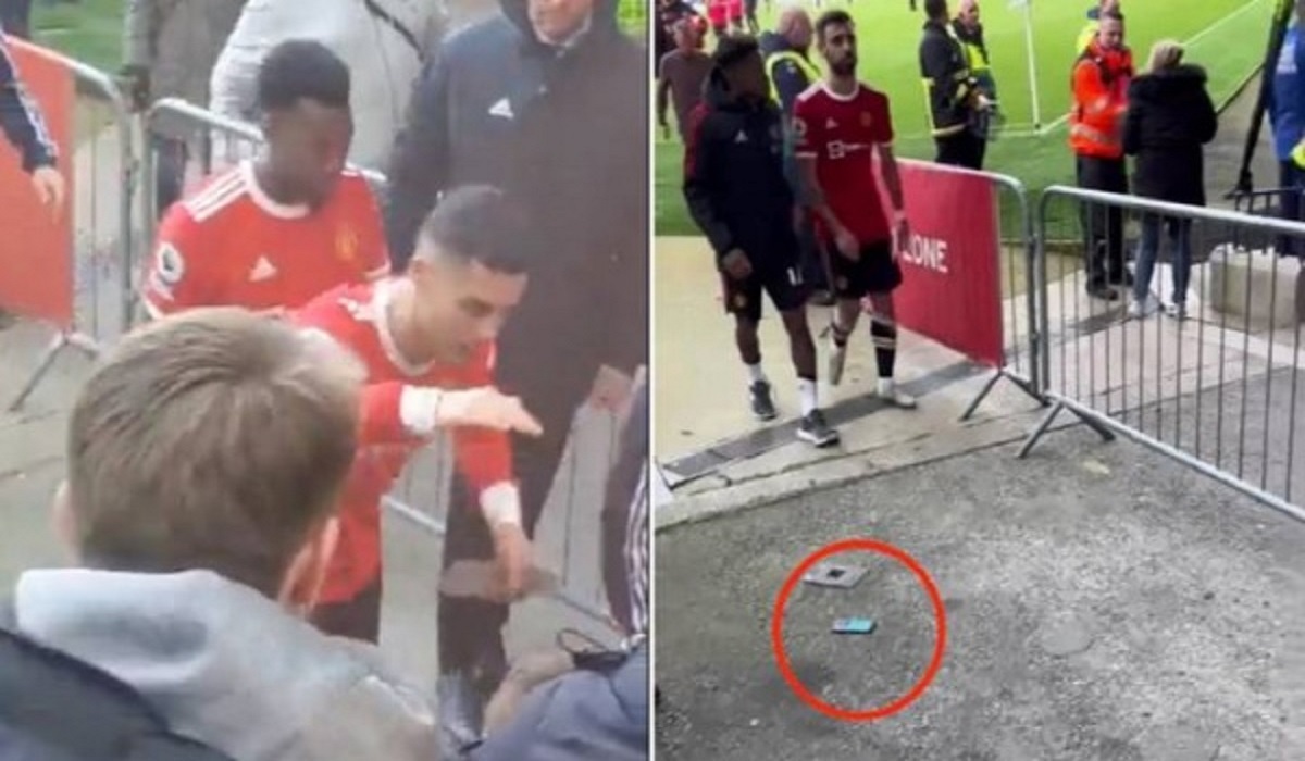 শিশুর ফোন আছড়ে ফেলার ঘটনায় দোষী সাব্যস্ত রোনালদো