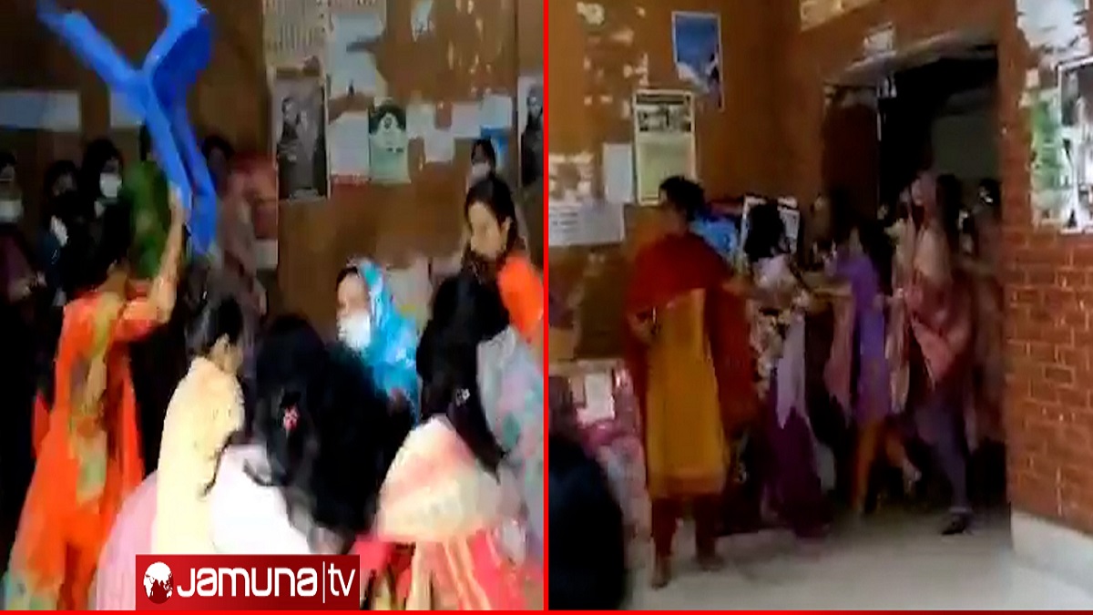 ইডেন কলেজ ছাত্রলীগের সংঘর্ষ: সভাপতিসহ হাসপাতালে ২