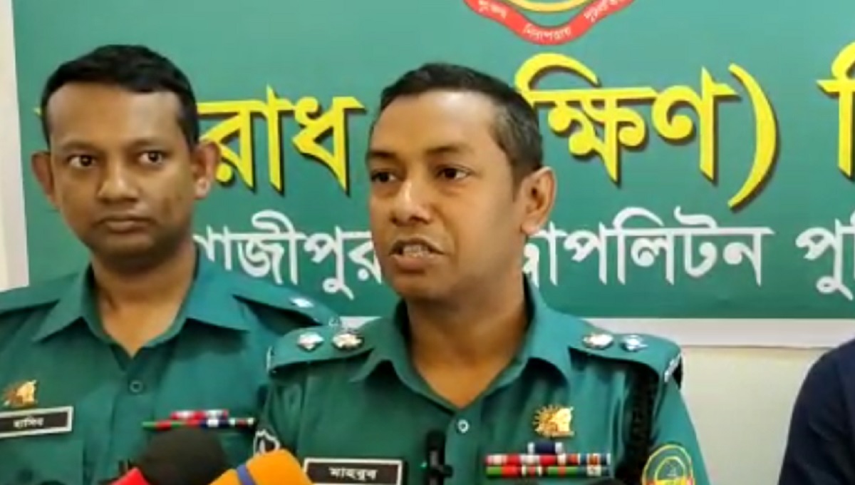 গাজীপুরে পাঁচ মাদক কারবারি গ্রেফতার