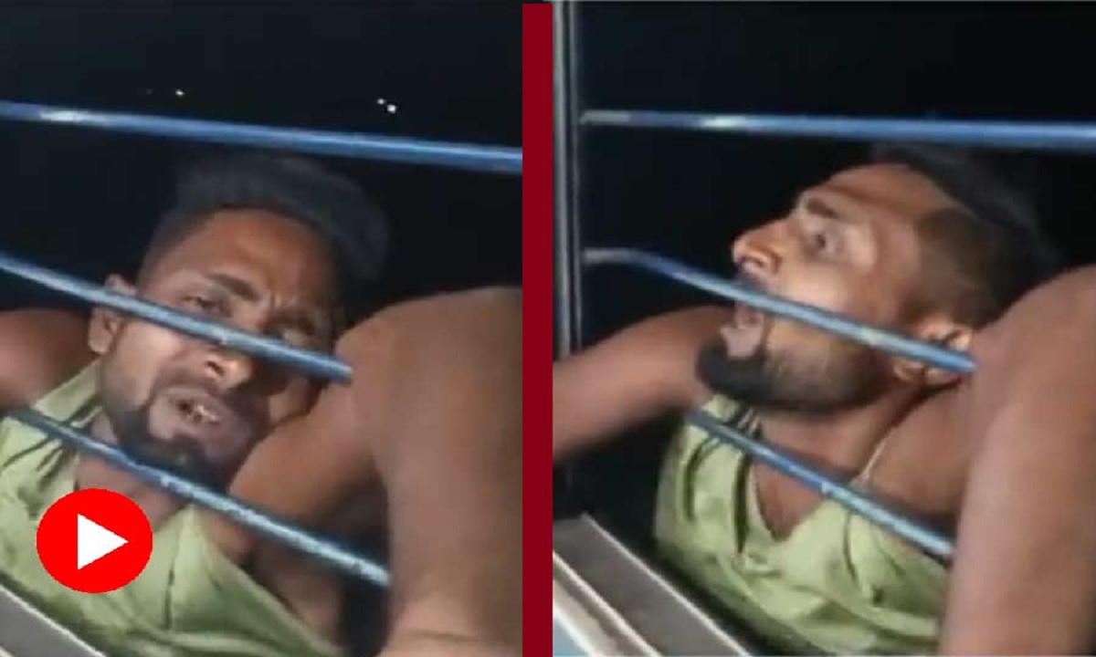 ট্রেনের জানালা দিয়ে মোবাইল চুরির চেষ্টা, ১০ কিলোমিটার পথ ঝুলিয়ে রাখলেন যাত্রীরা (ভিডিও)