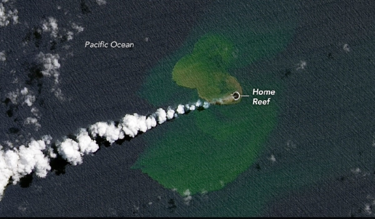 প্রশান্ত মহাসাগরের বুকে জন্ম নিলো নতুন দ্বীপ; ক্রমেই বড় হচ্ছে, জানালো নাসা