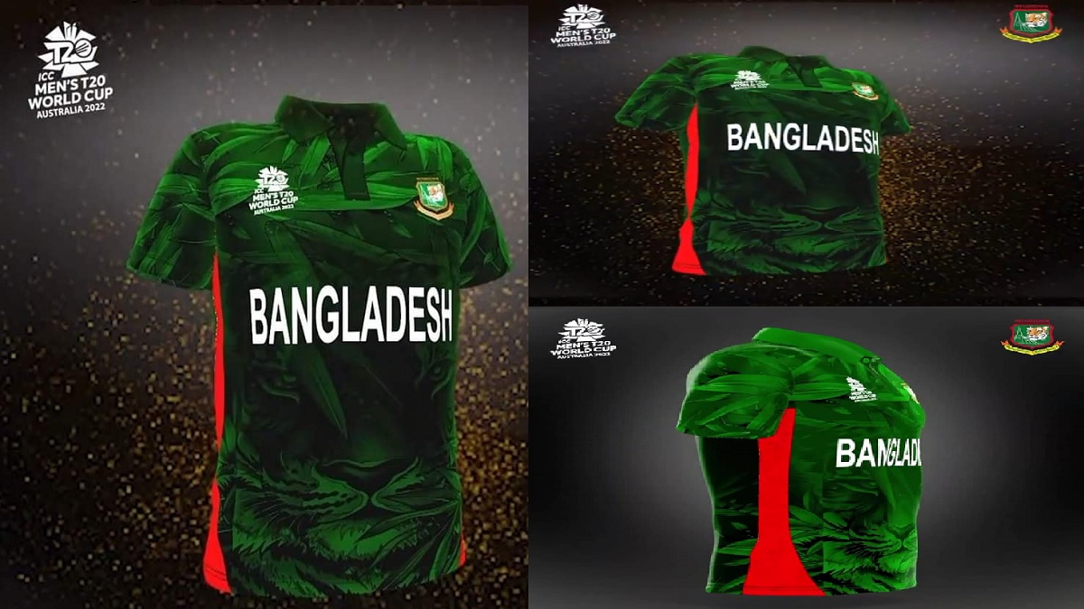 উন্মোচিত হলো বিশ্বকাপ উপলক্ষে বাংলাদেশের নতুন জার্সি