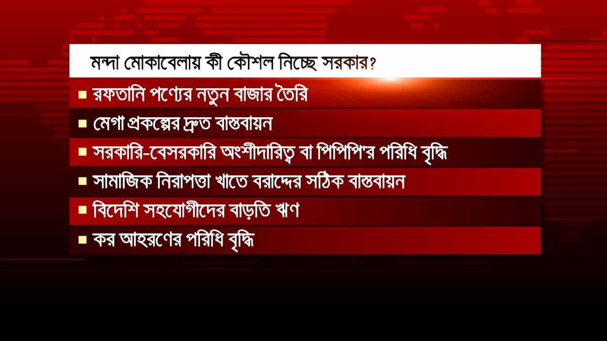 মন্দা মোকাবেলায় চাহিদা কমিয়ে সরবরাহ বাড়াতে চায় সরকার