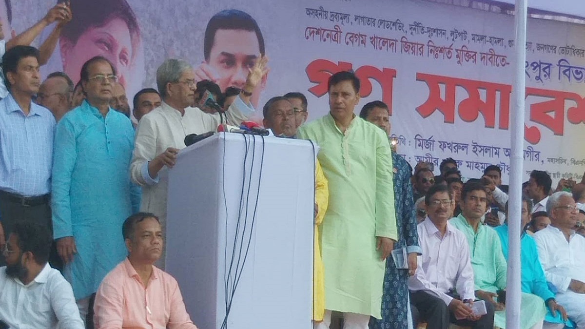 ‘নির্দেশ পেলে যেকোনো সময় সংসদ থেকে পদত্যাগ করবেন বিএনপির এমপিরা’