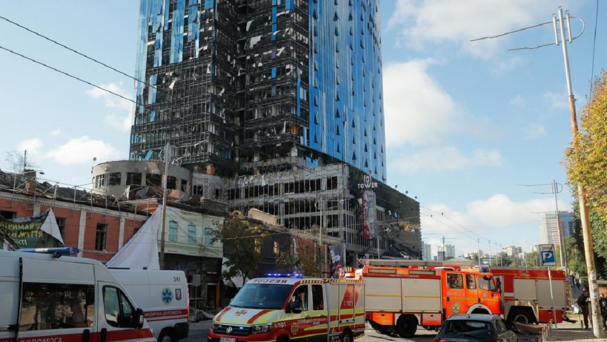 কিয়েভে জার্মান দূতাবাসে রাশিয়ার বিমান হামলা