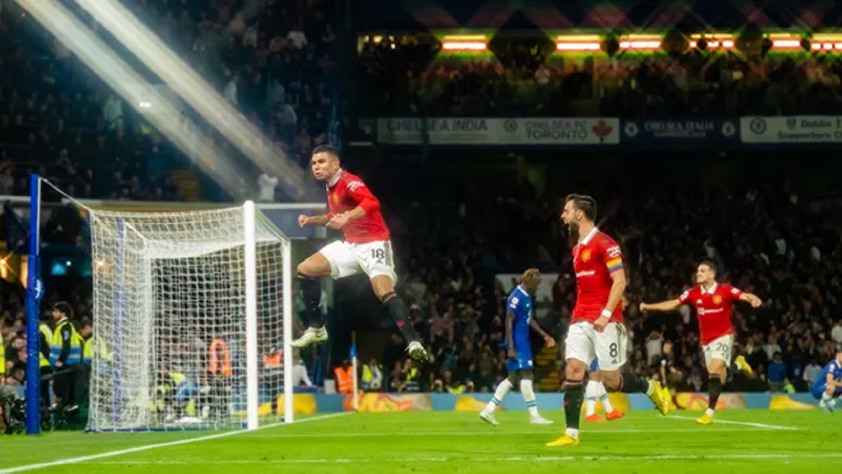 ক্যাসেমিরোর নাটকীয় গোলে চেলসির সাথে ইউনাইটেডের ড্র