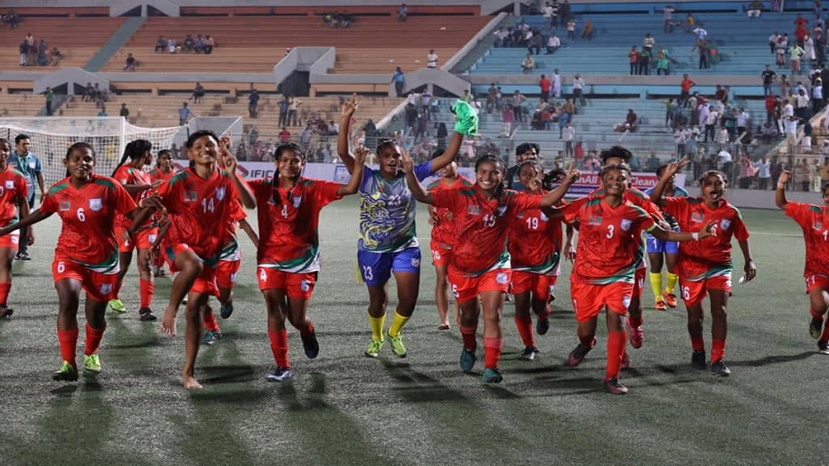 ভুটানকে ৮-০ গোলে উড়িয়ে জয় পেলো বাংলাদেশ, প্রীতির হ্যাটট্রিক