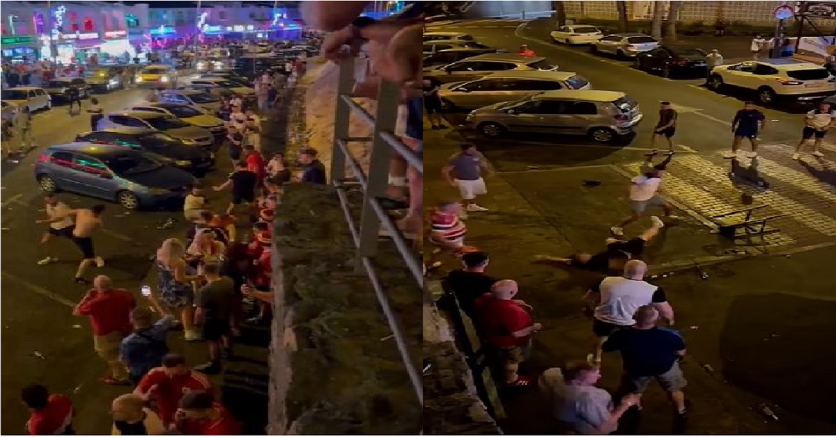 ম্যাচের আগেই সংঘর্ষে জড়ালো ইংল্যান্ড-ওয়েলস সমর্থকরা (ভিডিও)