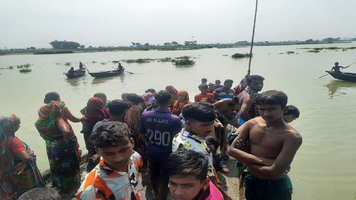 নরসিংদীতে মায়ের সঙ্গে নদীতে গোসল করতে নেমে নিখোঁজ শিশু