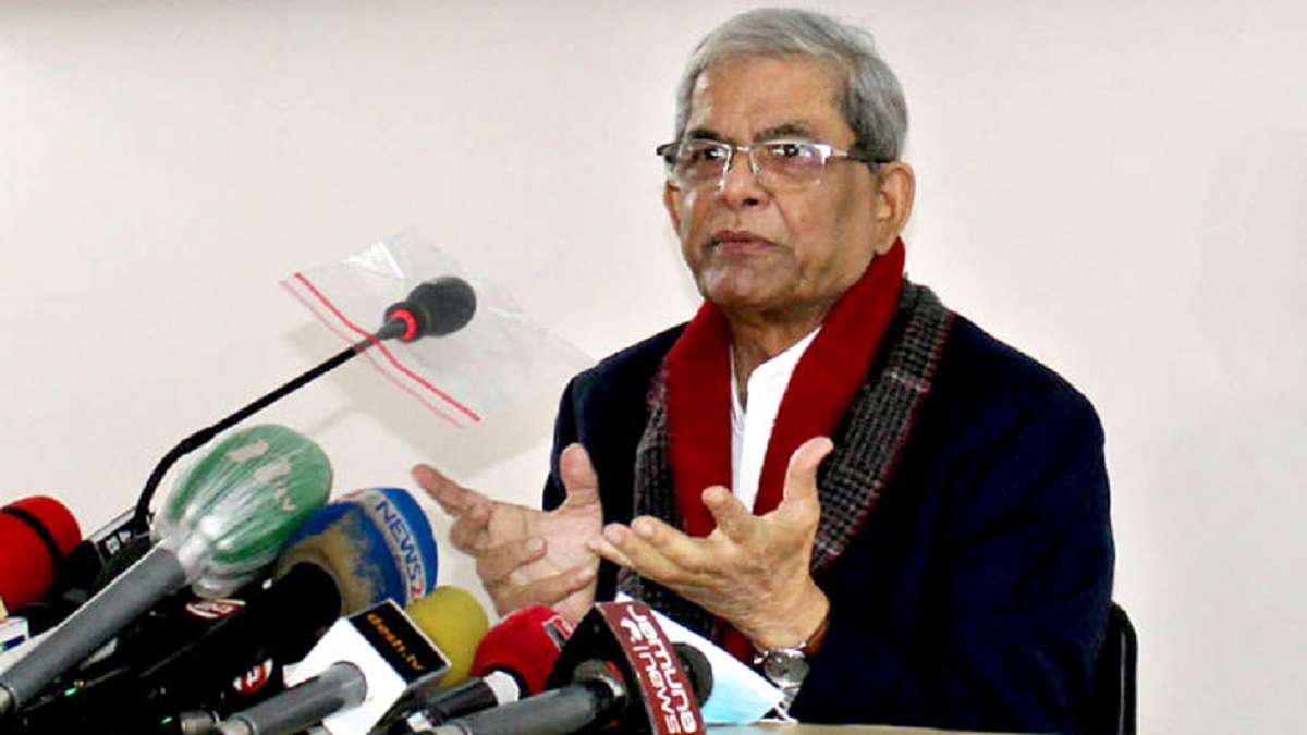 সরকারকে পদত্যাগের আহ্বান মির্জা ফখরুলের