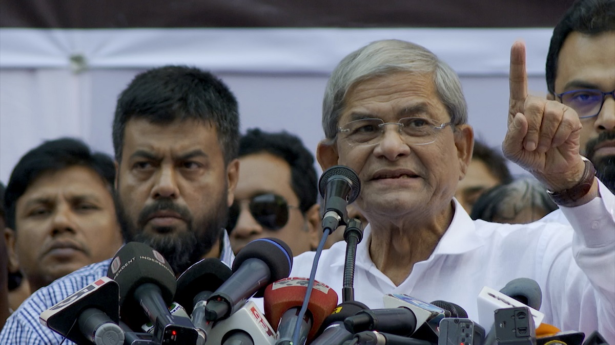 বাধা দিয়ে লাভ নেই,পল্টনেই গণসমাবেশ হবে: মির্জা ফখরুল