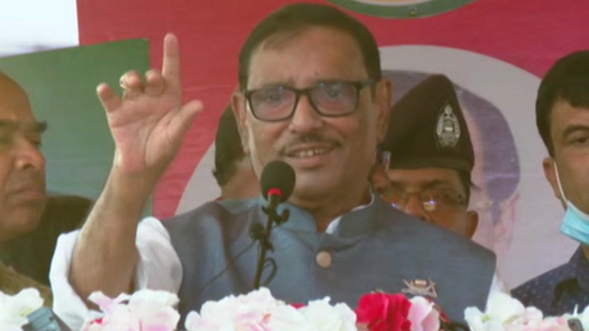 দুর্নীতির টাকা উড়িয়ে জনসভা করছে বিএনপি: ওবায়দুল কাদের