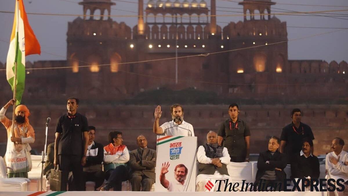 ৫ মাসের পদযাত্রা শেষে রাজধানীতে পৌঁছালেন রাহুল গান্ধি