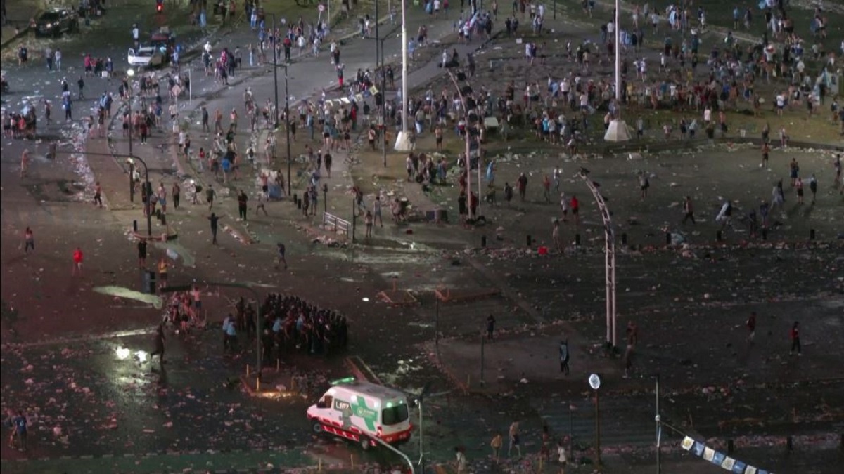 আর্জেন্টিনায় বিজয়োল্লাস পরিণত হলো সহিংসতায়