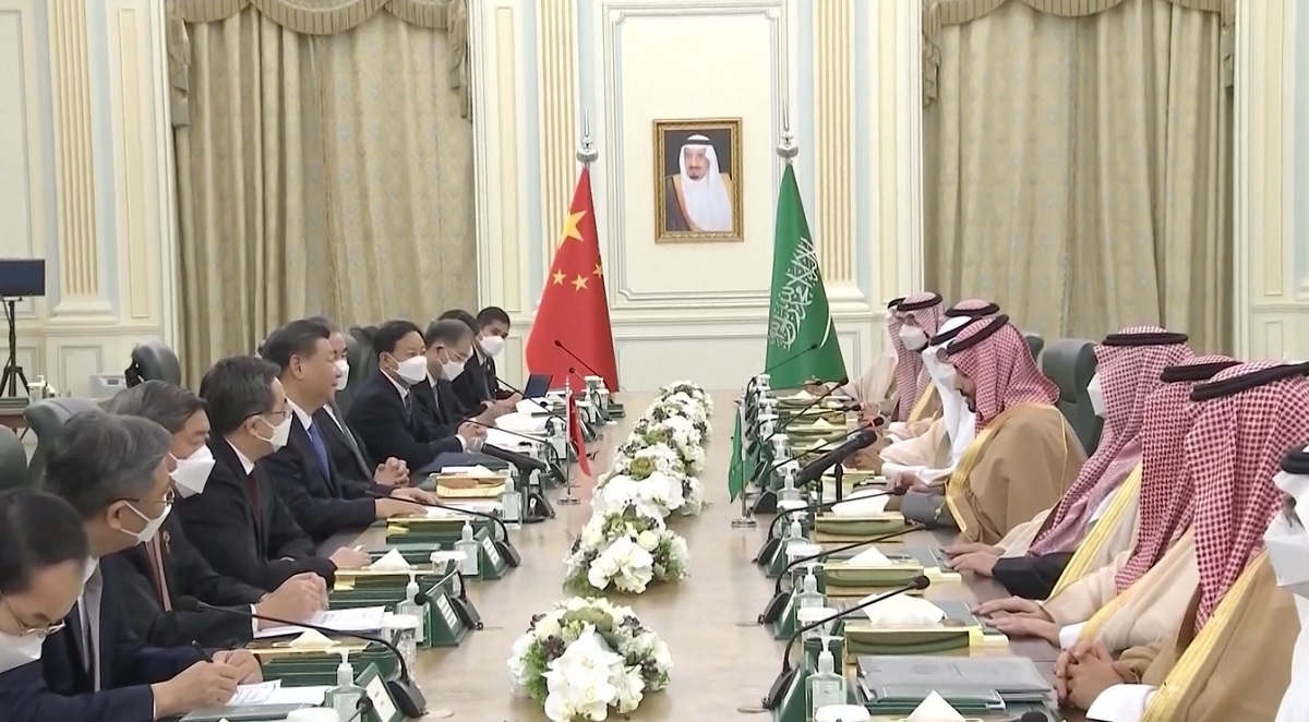 সৌদির সাথে ৩৪টি চুক্তি সই চীনের