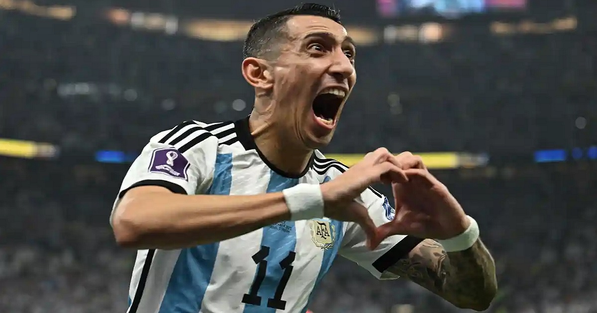 মেসি-মারিয়ার গোলে প্রথমার্ধ শেষে স্বপ্নরাজ্যে আর্জেন্টিনা