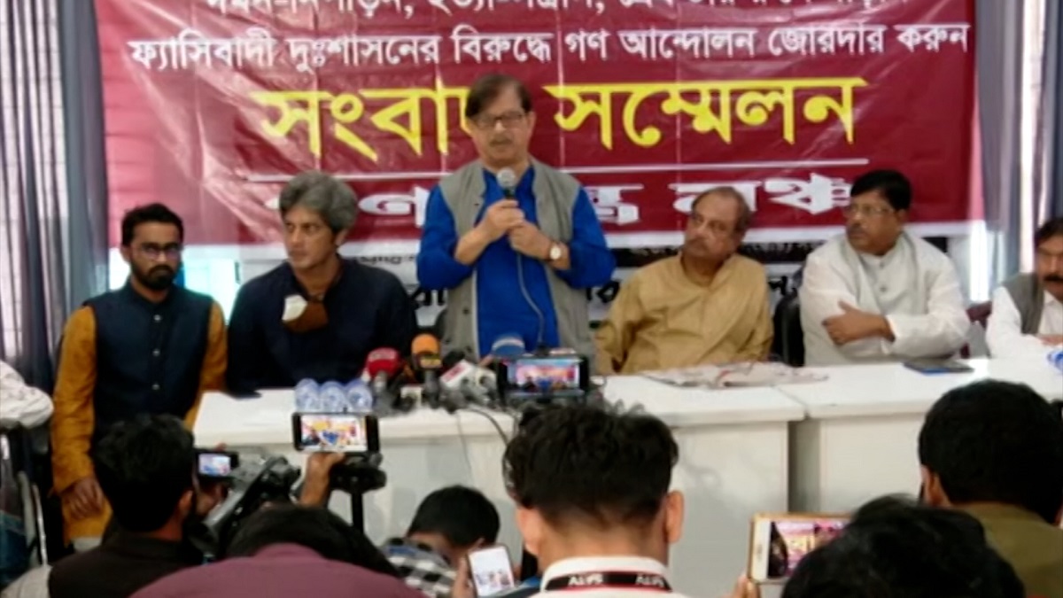 মির্জা ফখরুলসহ বিএনপির কেন্দ্রীয় নেতাদের গ্রেফতারের ঘটনায় তীব্র নিন্দা গণতন্ত্র মঞ্চের