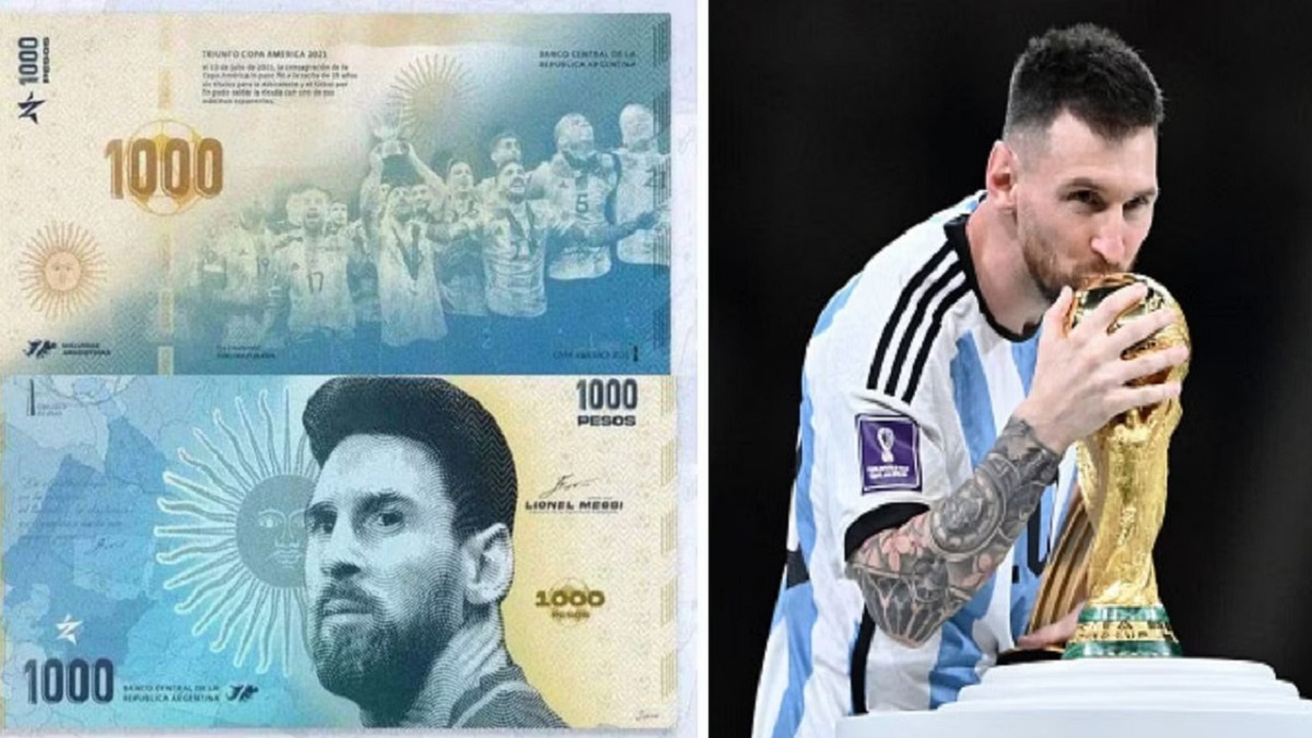 আর্জেন্টিনায় নতুন টাকায় মেসি ও বিশ্বকাপ জয়ী দলের ছবি!