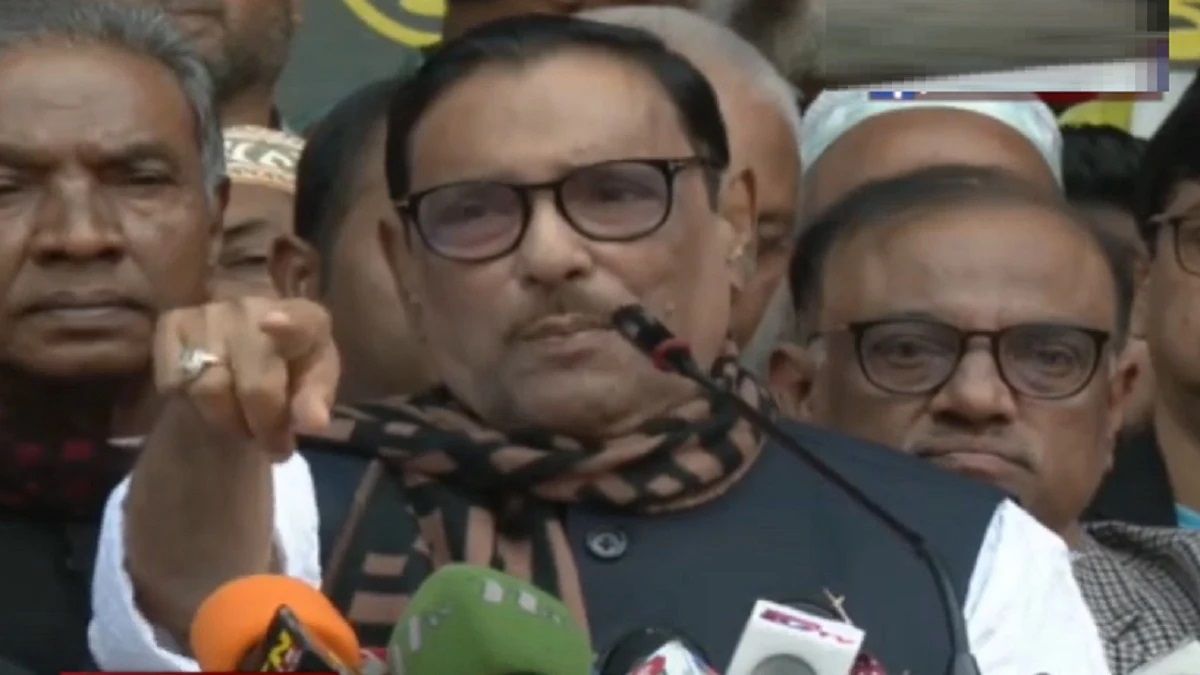 কাউকে আক্রমণ করলে সমুচিত জবাব দেয়া হবে: ওবায়দুল কাদের