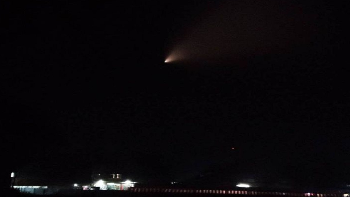 সাতক্ষীরার আকাশে অদ্ভুত আলো (ভিডিও)