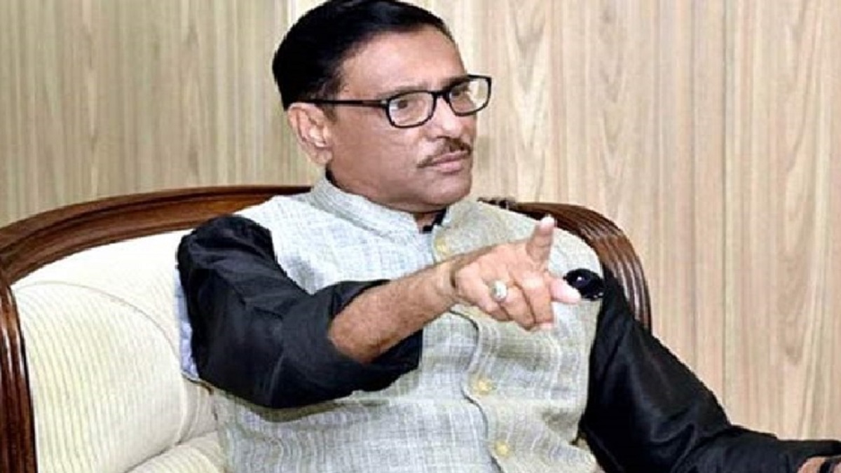 জনগণের বিরুদ্ধে ‘স্যাংকশন’ আরোপের ষড়যন্ত্র করছে বিএনপি: ওবায়দুল কাদের