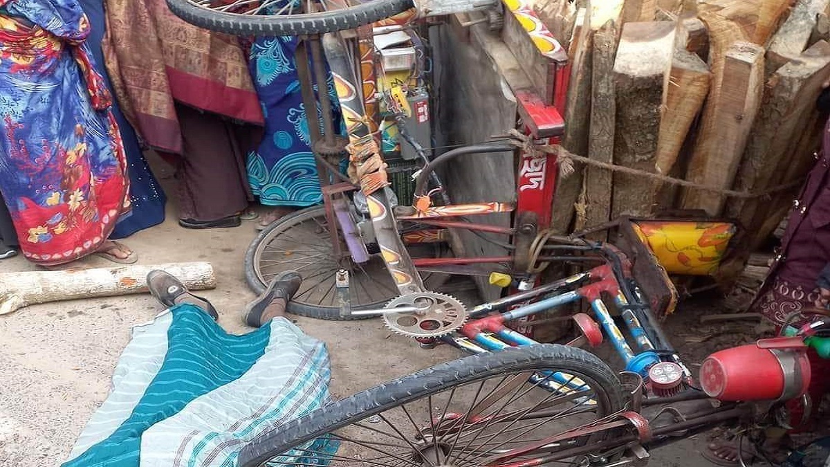 বোয়ালমারীতে ট্রাকের ধাক্কায় ভ্যানচালক নিহত, আটক ৩