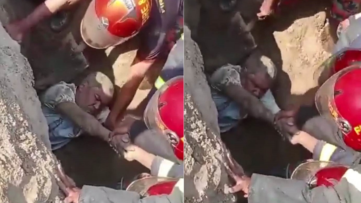 গাইবান্ধায় সেপটিক ট্যাংকে মাটি চাপা পড়া শ্রমিককে জীবিত উদ্ধার