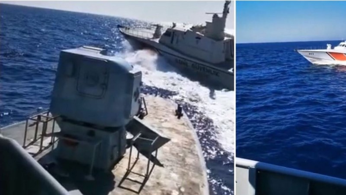 গ্রিস-তুরস্ক সামরিক উত্তেজনা, এজিয়ান সাগরে গোলাগুলি