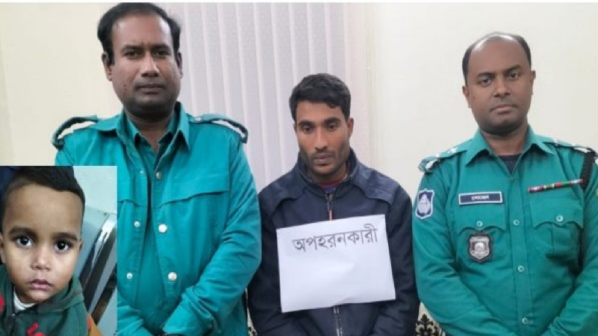 গাজীপুর থেকে অপহৃত শিশু রংপুরে উদ্ধার