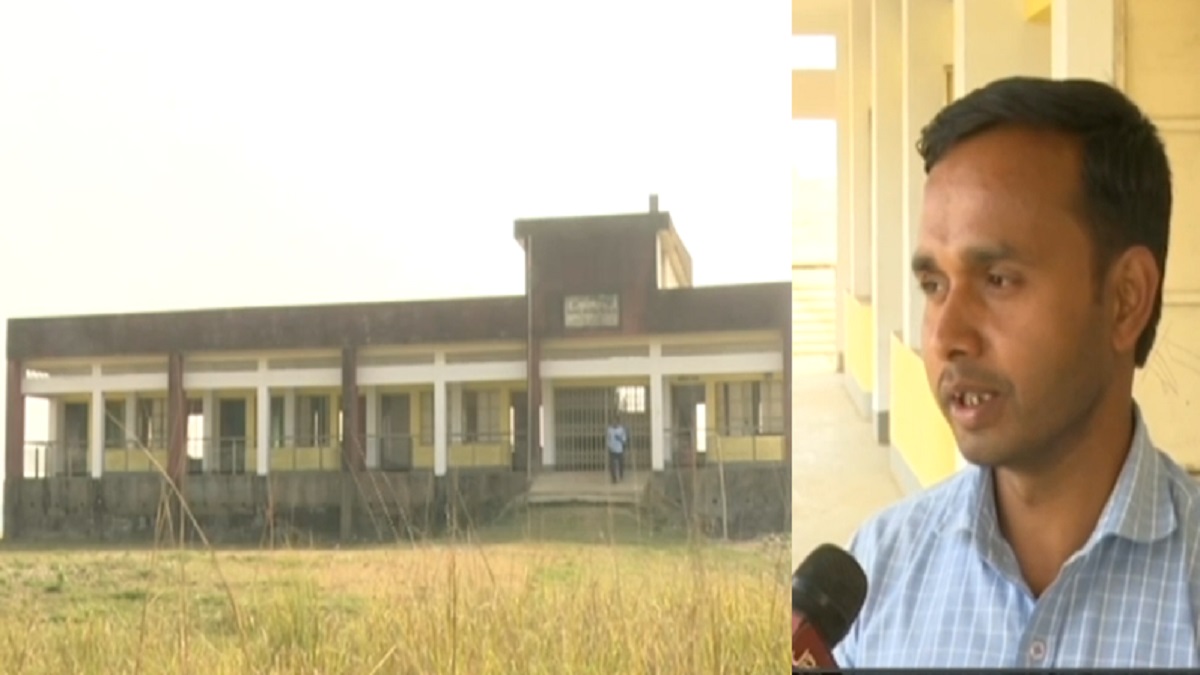 সিলেটে এক শিক্ষকের স্কুল: পরিচ্ছন্নতা থেকে দাফতরিক কাজ একাই সামলান তিনি