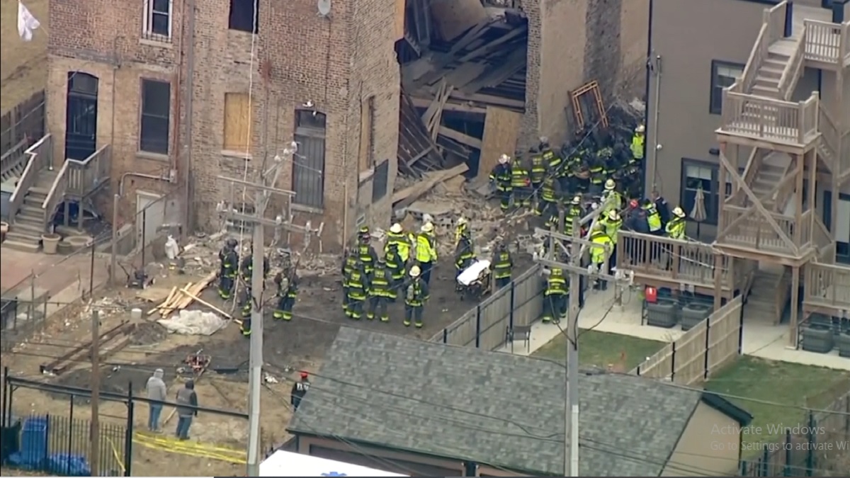 যুক্তরাষ্ট্রে নির্মাণাধীন ভবনধস