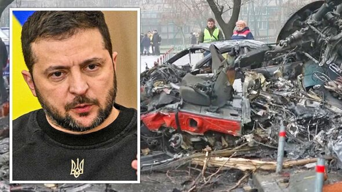 কিয়েভে হেলিকপ্টার বিধ্বস্তের ঘটনা যুদ্ধেরই পরিণতি: জেলেনস্কি