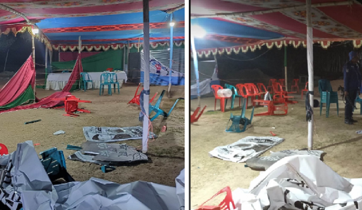 চাঁপাইনবাবগঞ্জ উপ-নির্বাচন: স্বতন্ত্র প্রার্থীর নির্বাচনী অফিসে ভাঙচুর-অগ্নিসংযোগ