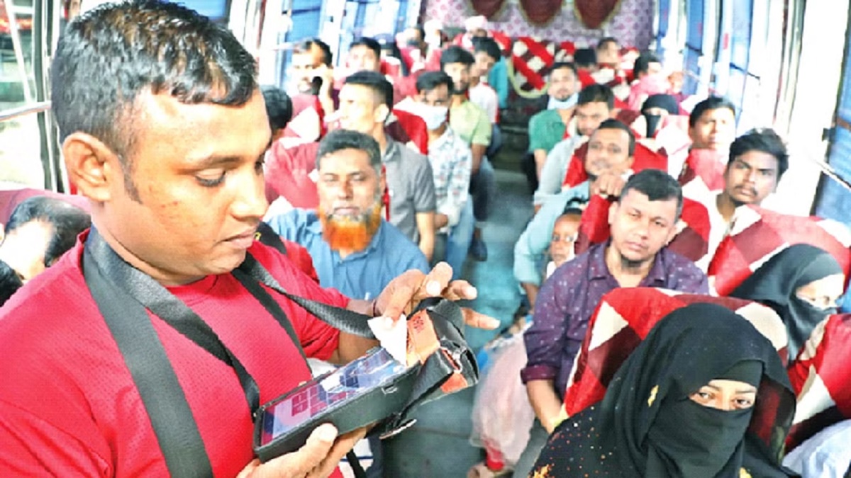 রাজধানীতে আরও ৭১১ বাসে ই-টিকিটিং চালু হচ্ছে কাল