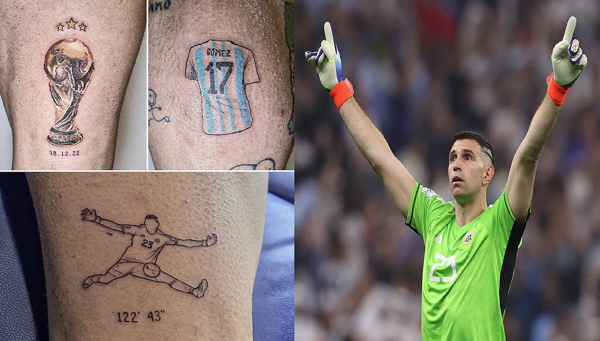 পাপু গোমেজের পায়ে এমির বিখ্যাত সেভের ট্যাটু