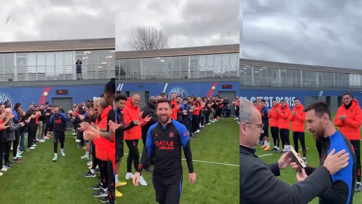 মেসিকে গার্ড অফ অনার দিলেন ক্লাব সতীর্থরা (ভিডিও)