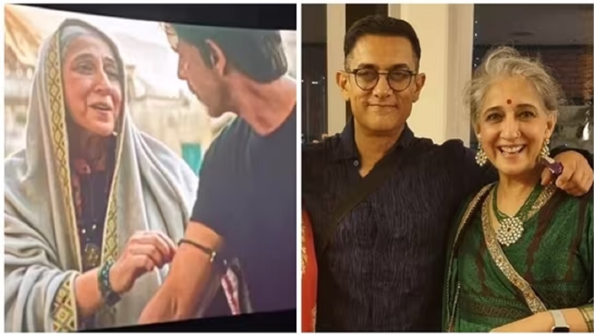 পাঠানে শাহরুখের মায়ের চরিত্রে আমির খানের বড় বোন!