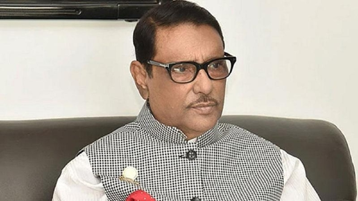 মির্জা ফখরুল ক্ষমতার মোহে অন্ধ হয়ে গেছে: ওবায়দুল কাদের