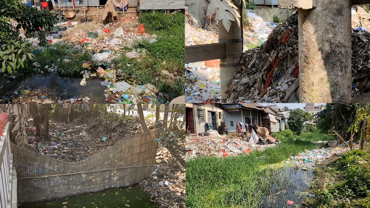 দখল-দূষণে হারিয়ে গেছে শরীয়তপুরের ৬টি খাল, অস্তিত্ব সঙ্কটে বাকিগুলো