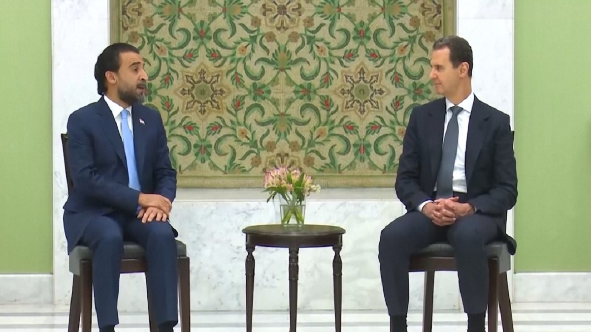 দামেস্ক সফরে আরব নেতারা