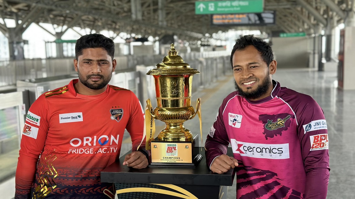 মেট্রোরেলে হলো বিপিএল ফাইনালের ফটোশ্যুট